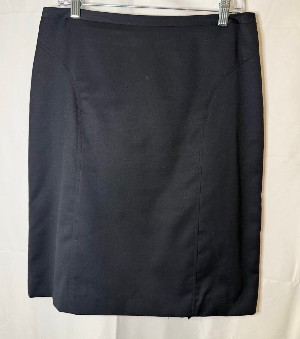 Pendleton Wool Blend Pencil Skirt in Black Women's sz. 10